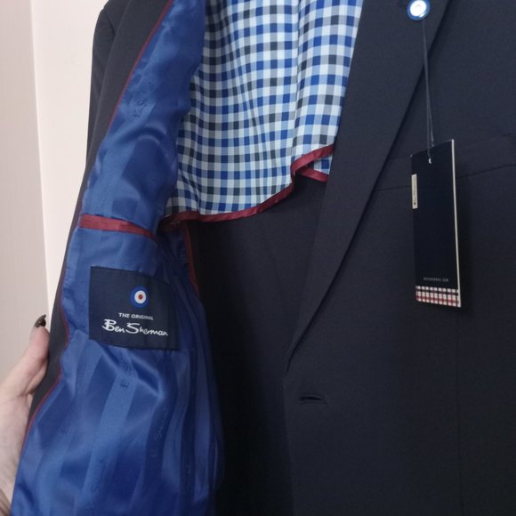 NWT - Ben Sherman Stretch 2 Button Suit Jackets - Picture 5 of 5